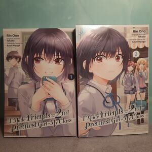 📚 I Made Friends With the 2nd Prettiest Girl in My Class Vol. 1-2 Manga Bundle